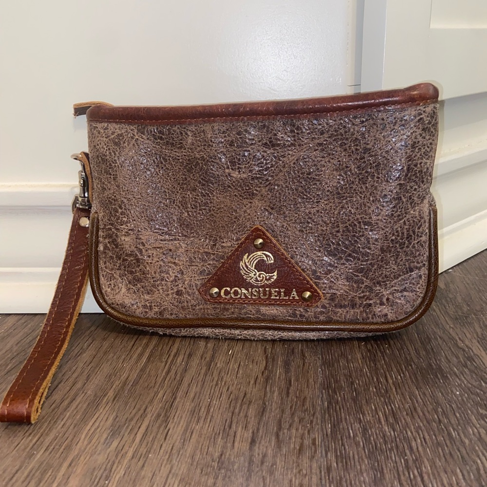Consuela Brown Wristlet